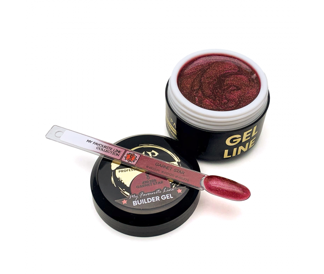 MY FAVOURITE LINE BUILDER GEL - GARNET STAR 15ml